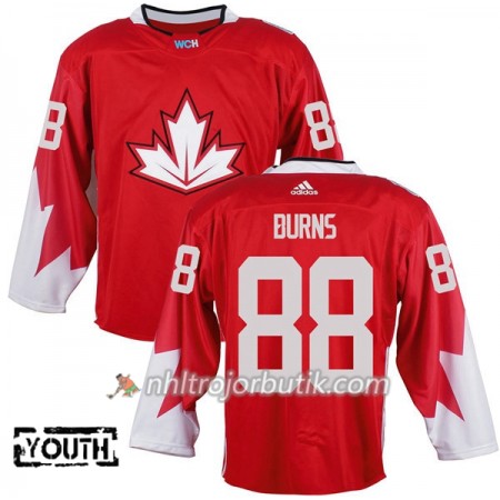 Kanada Tröja Brent Burns 88 World Cup 2016 Barn Röd